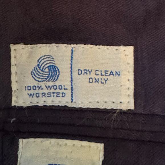 Vintage Classic J.G. Hook Size 12 Navy Blue 100% Worsted Wool 2 Button Blazer - Picture 7 of 8